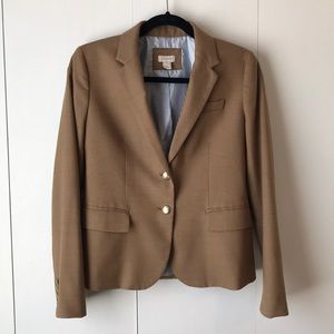 J. Crew size 6 camel blazer